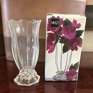 Mikasa *NIB* *Vintage* 5" Starlight Bud Vase